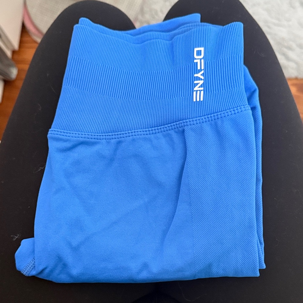 DFYNE Electric Blue Leggings
